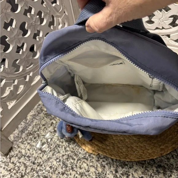 Kipling Dusty Blue Backpack - Picture 11 of 13